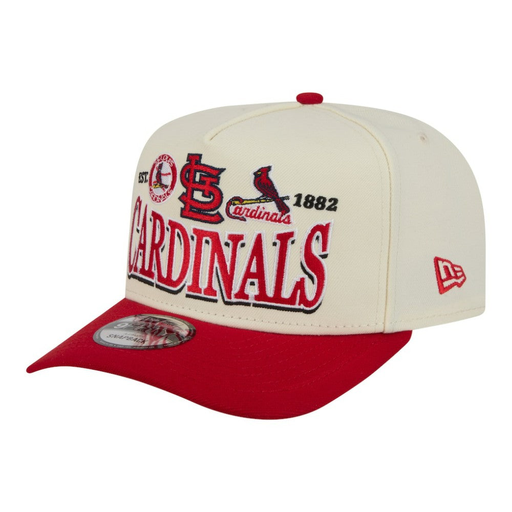 MLB St. Louis Cardinals New Era Throwback Tri-Hit A-Frame 9FIFTY Adjustable Hat