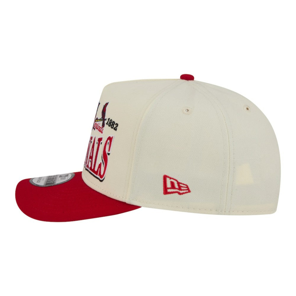 MLB St. Louis Cardinals New Era Throwback Tri-Hit A-Frame 9FIFTY Adjustable Hat