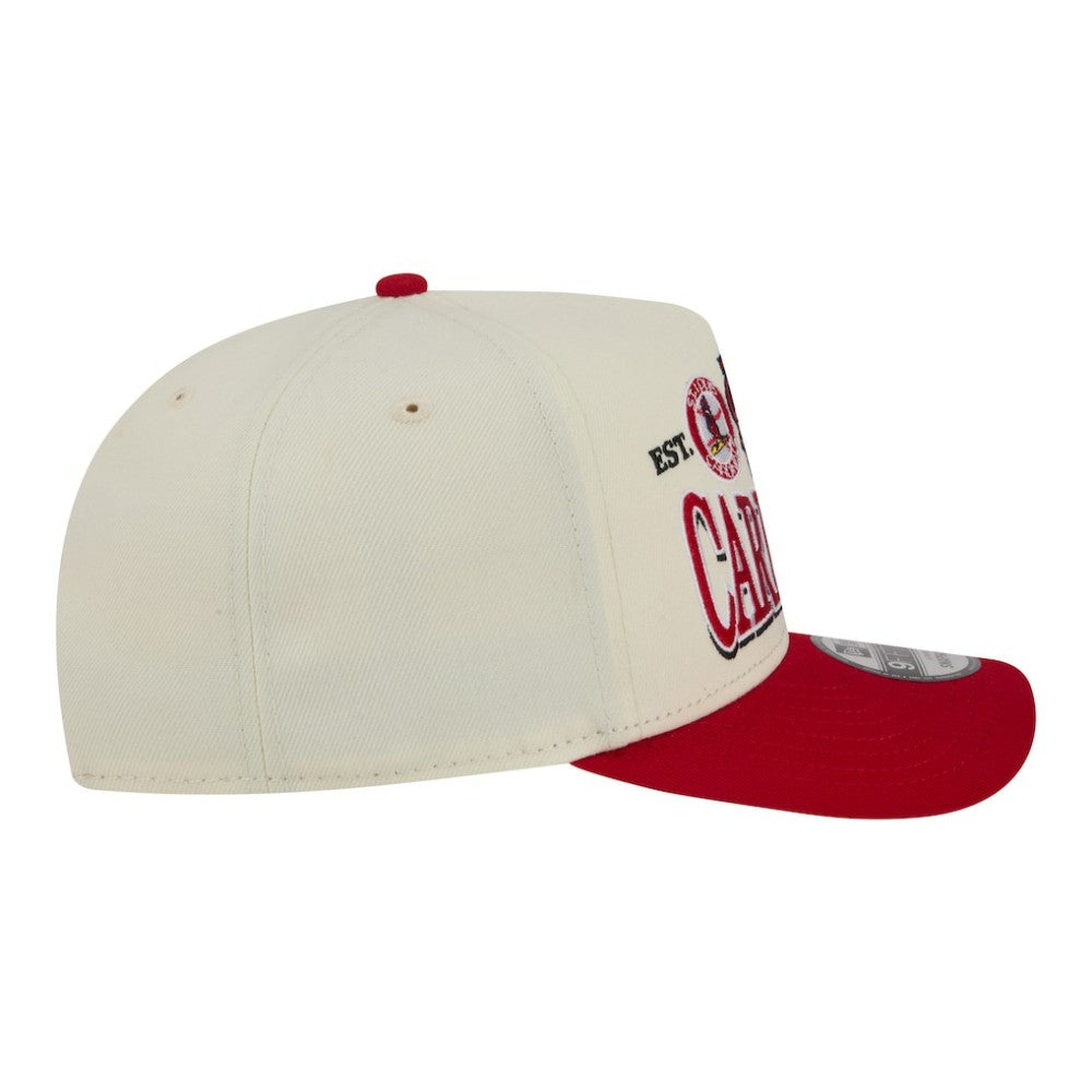MLB St. Louis Cardinals New Era Throwback Tri-Hit A-Frame 9FIFTY Adjustable Hat