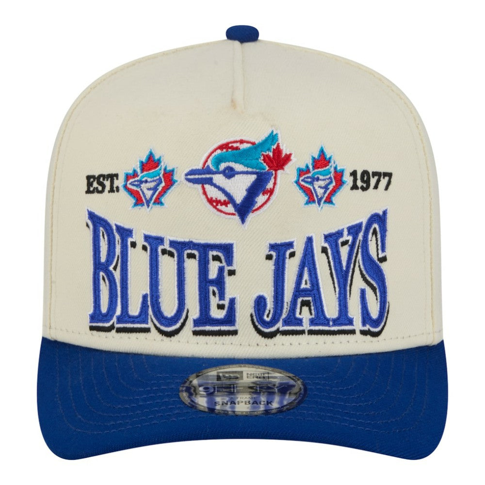 MLB Toronto Blue Jays New Era Throwback Tri-Hit A-Frame 9FIFTY Adjustable Hat
