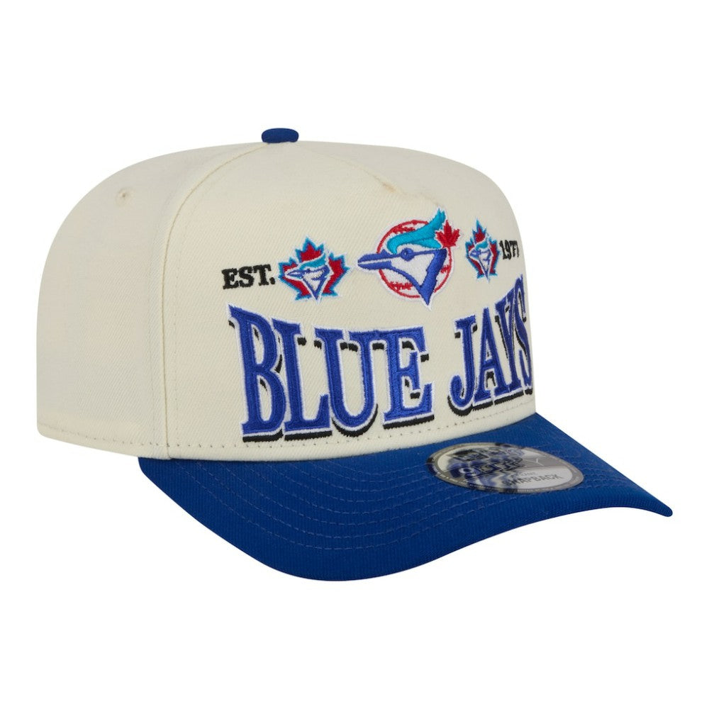 MLB Toronto Blue Jays New Era Throwback Tri-Hit A-Frame 9FIFTY Adjustable Hat