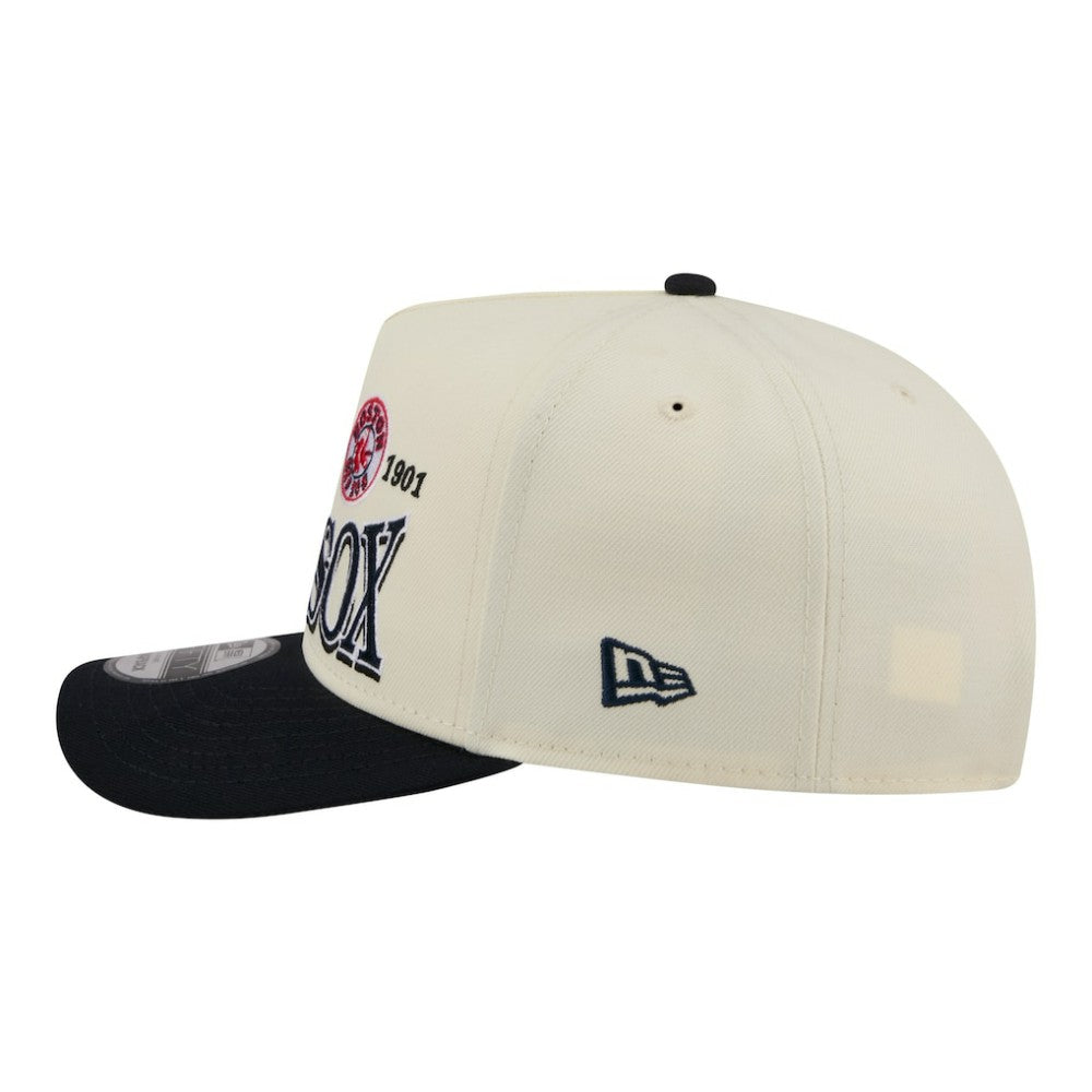 MLB Boston Red Sox New Era Throwback Tri-Hit A-Frame 9FIFTY Adjustable Hat