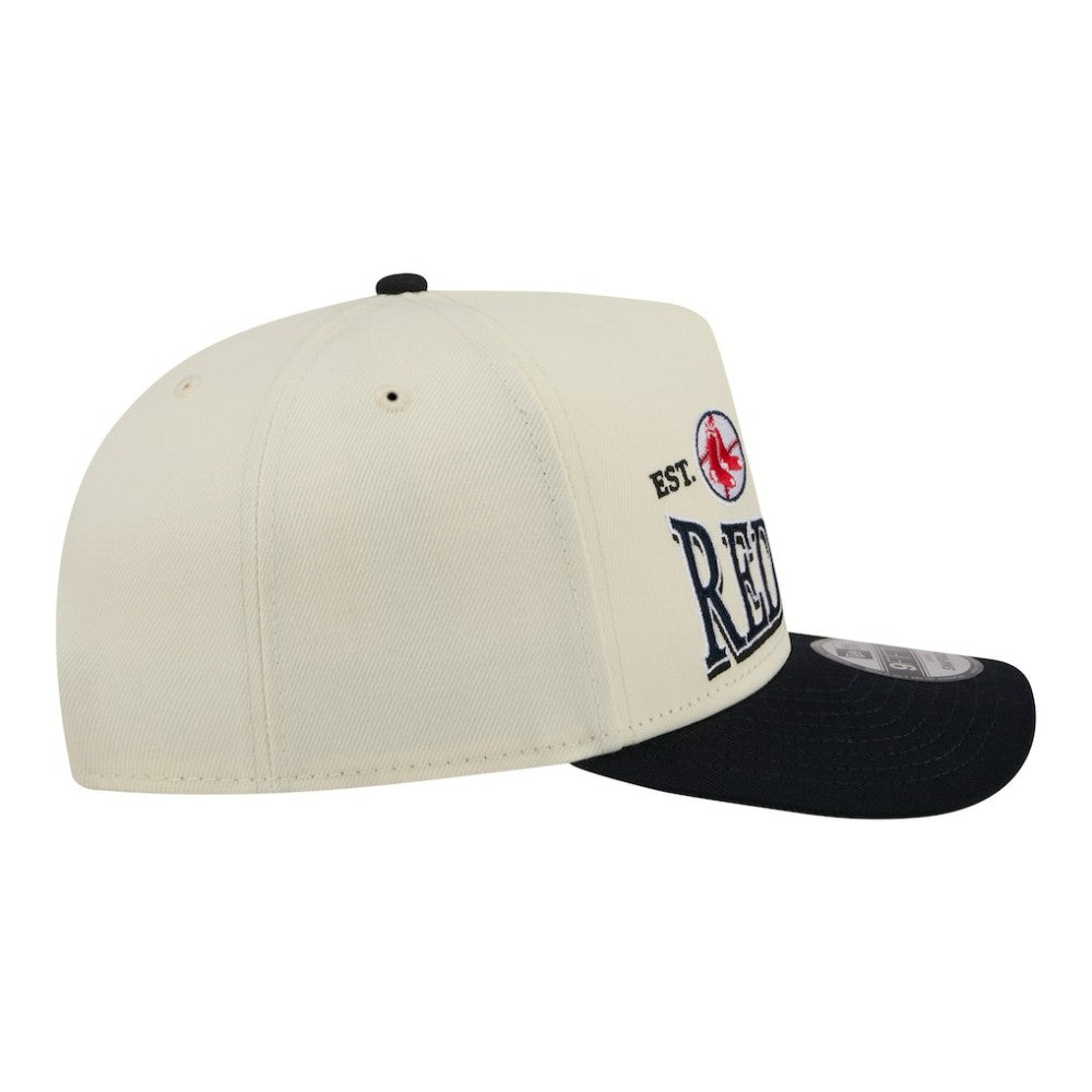 MLB Boston Red Sox New Era Throwback Tri-Hit A-Frame 9FIFTY Adjustable Hat