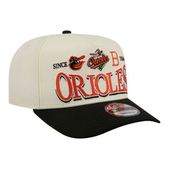 MLB Baltimore Orioles New Era Throwback Tri-Hit A-Frame 9FIFTY Adjustable Hat