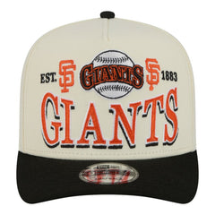 MLB San Francisco Giants New Era Throwback Tri-Hit A-Frame 9FIFTY Adjustable Hat