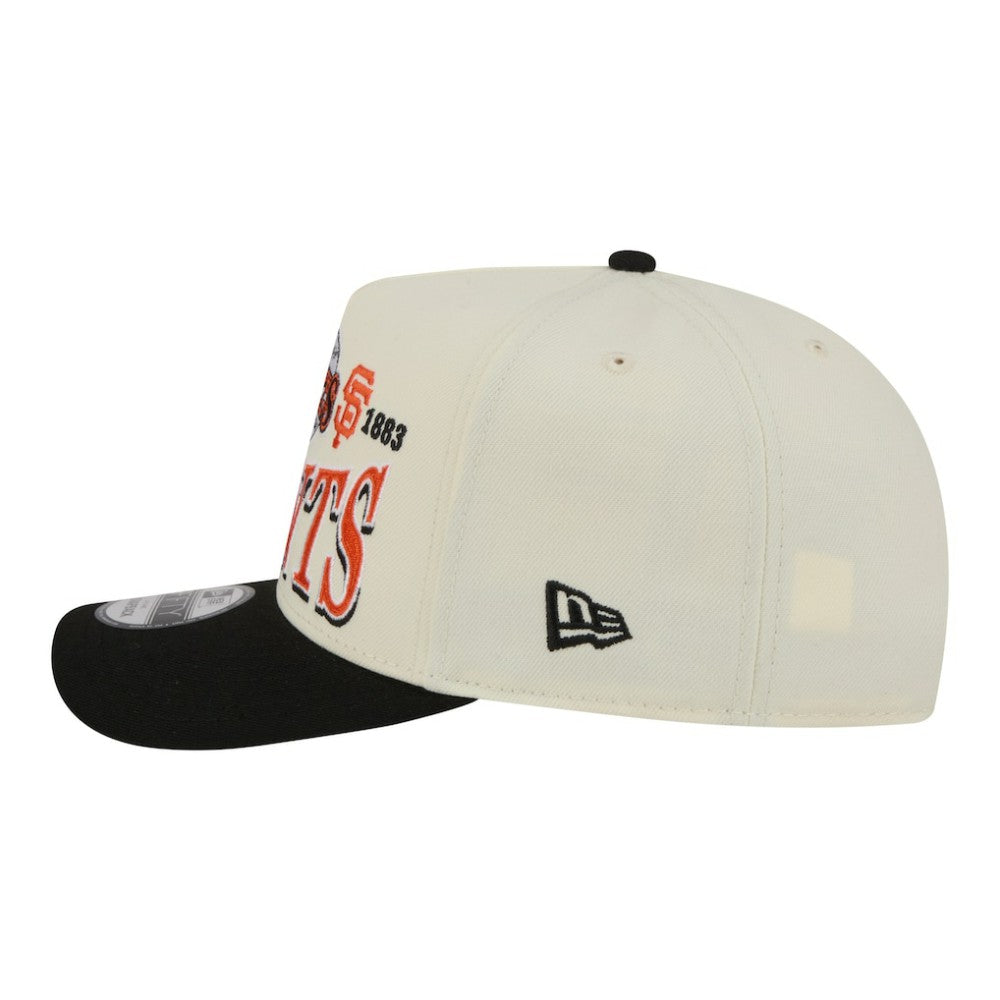 MLB San Francisco Giants New Era Throwback Tri-Hit A-Frame 9FIFTY Adjustable Hat
