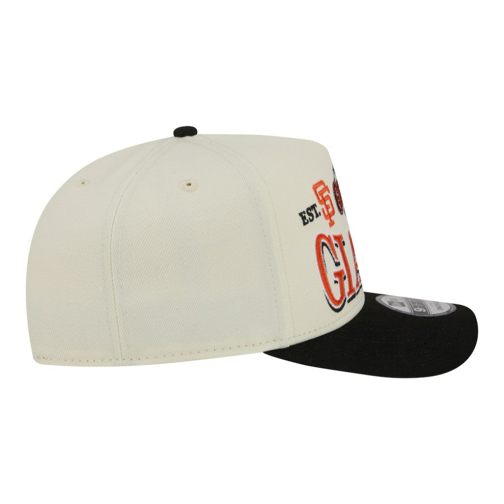 MLB San Francisco Giants New Era Throwback Tri-Hit A-Frame 9FIFTY Adjustable Hat