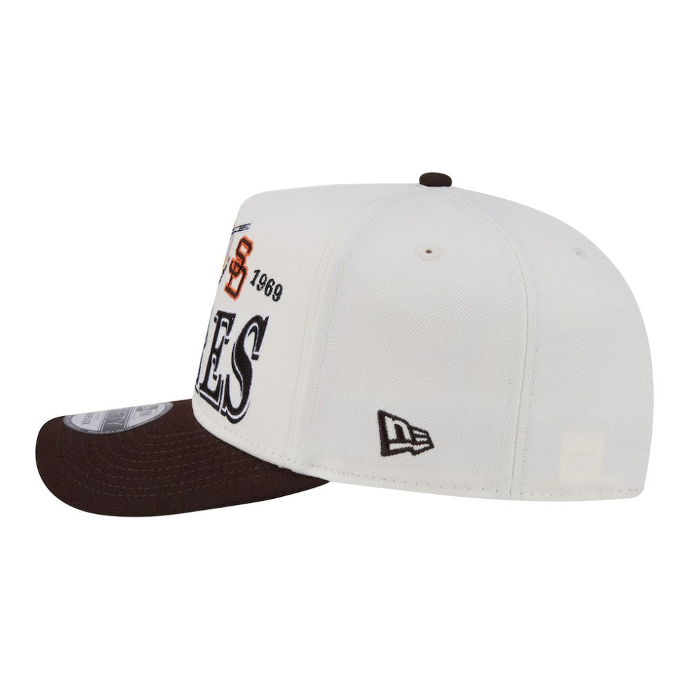 MLB San Diego Padres New Era Throwback Tri-Hit A-Frame 9FIFTY Adjustable Hat