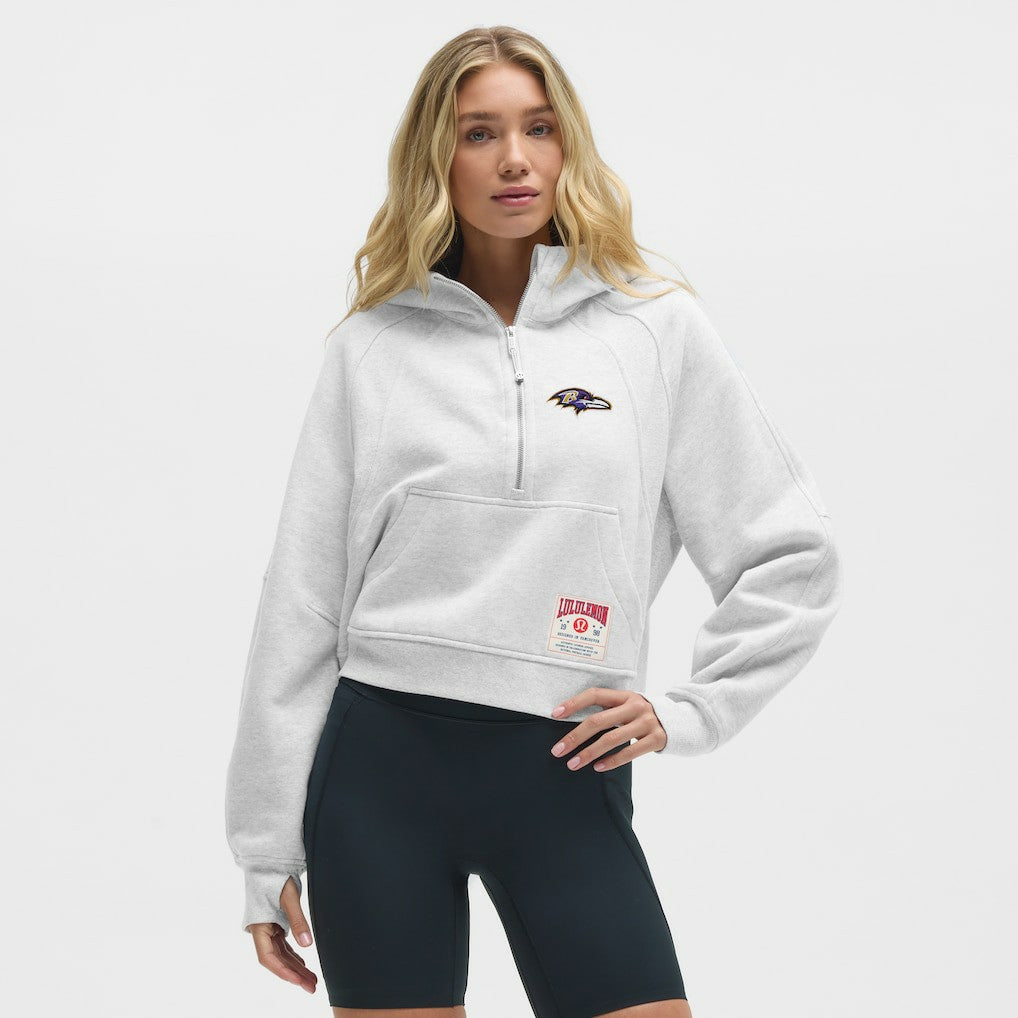 lululemon Women's Scuba Oversized Half-Zip Hoodie - Baltimore Ravens