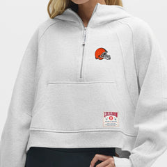 lululemon Women's Scuba Oversized Half-Zip Hoodie - Cleveland Browns