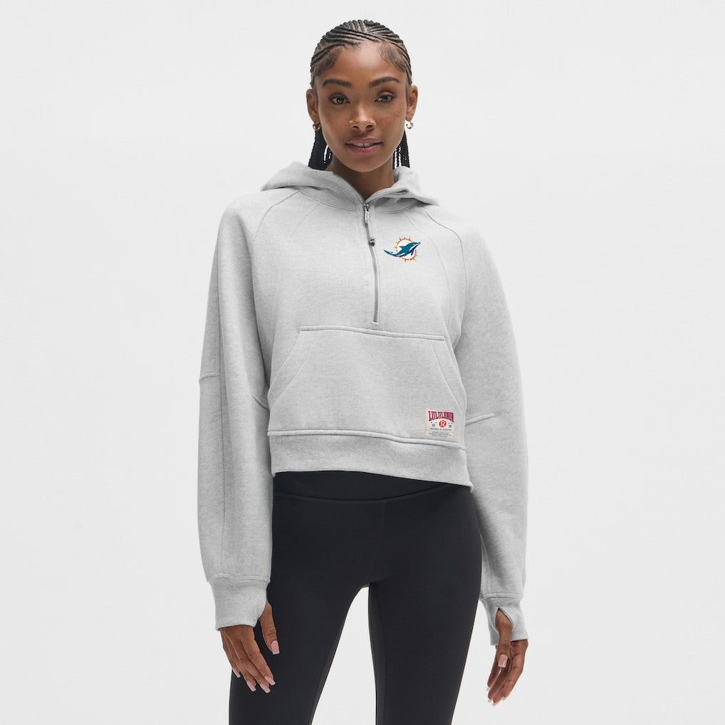 lululemon Women's Scuba Oversized Half-Zip Hoodie - Miami Dolphins
