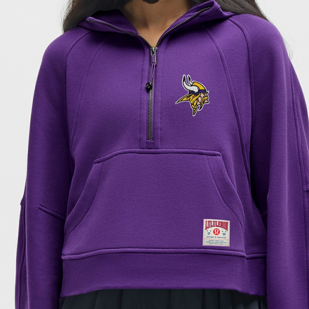 lululemon Women's Scuba Oversized Half-Zip Hoodie - Minnesota Vikings