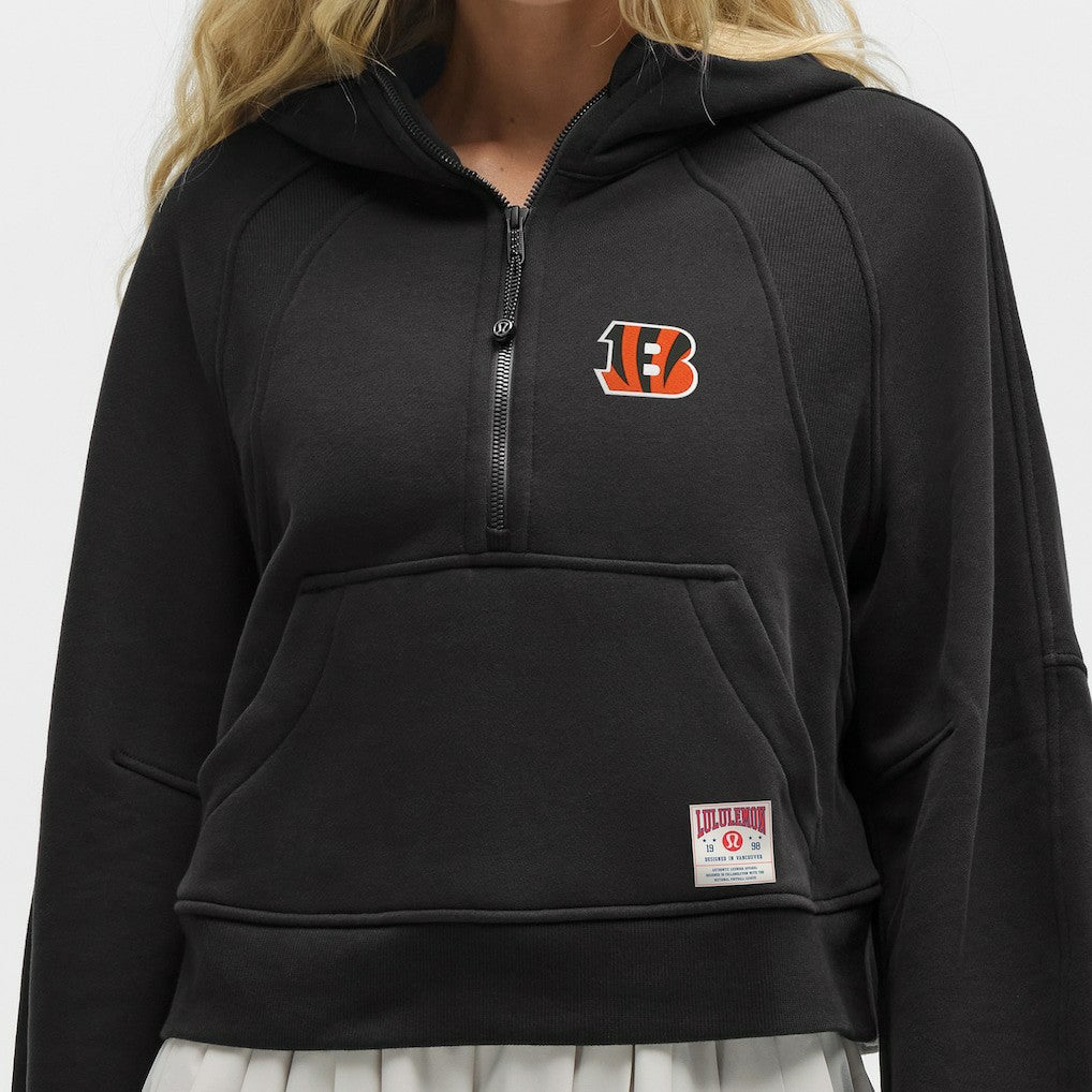 lululemon Women's Scuba Oversized Half-Zip Hoodie - Cincinnati Bengals