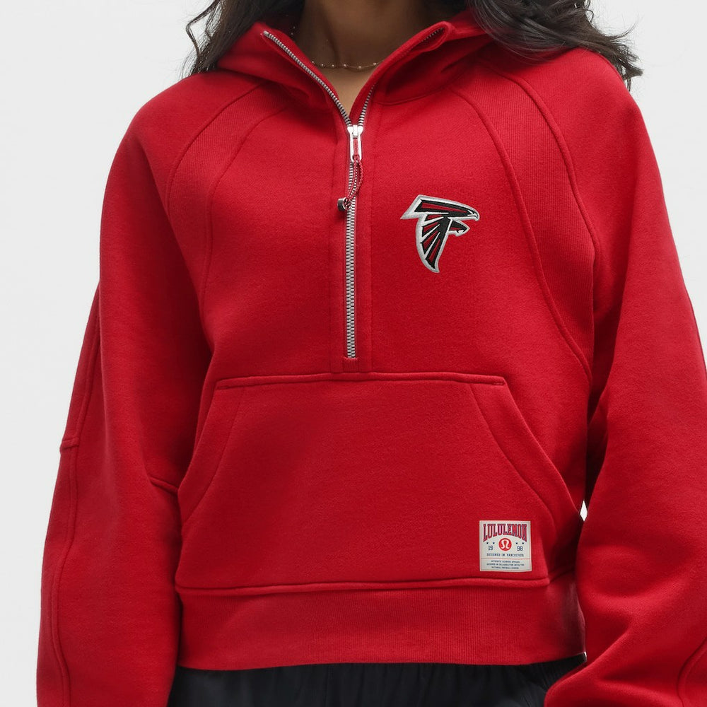 lululemon Women's Scuba Oversized Half-Zip Hoodie - Atlanta Falcons