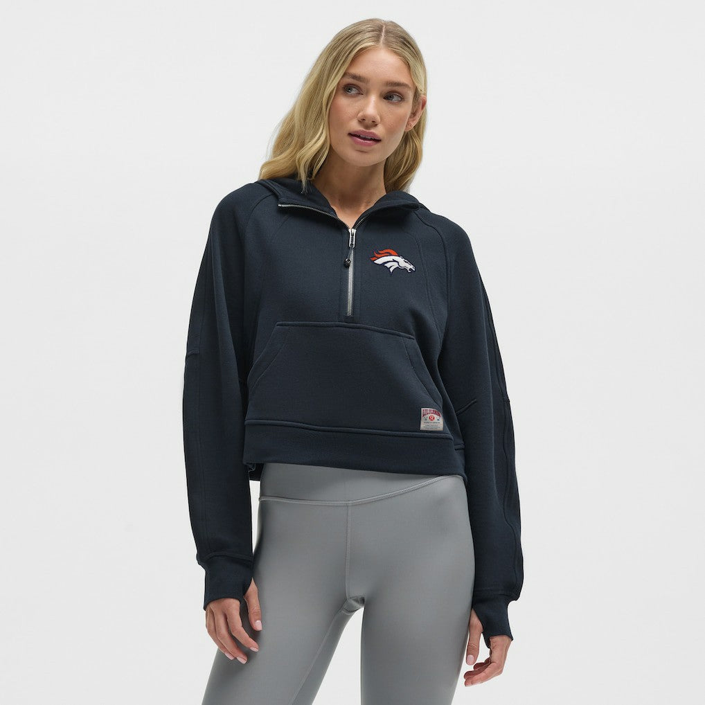 lululemon Women's Scuba Oversized Half-Zip Hoodie - Denver Broncos