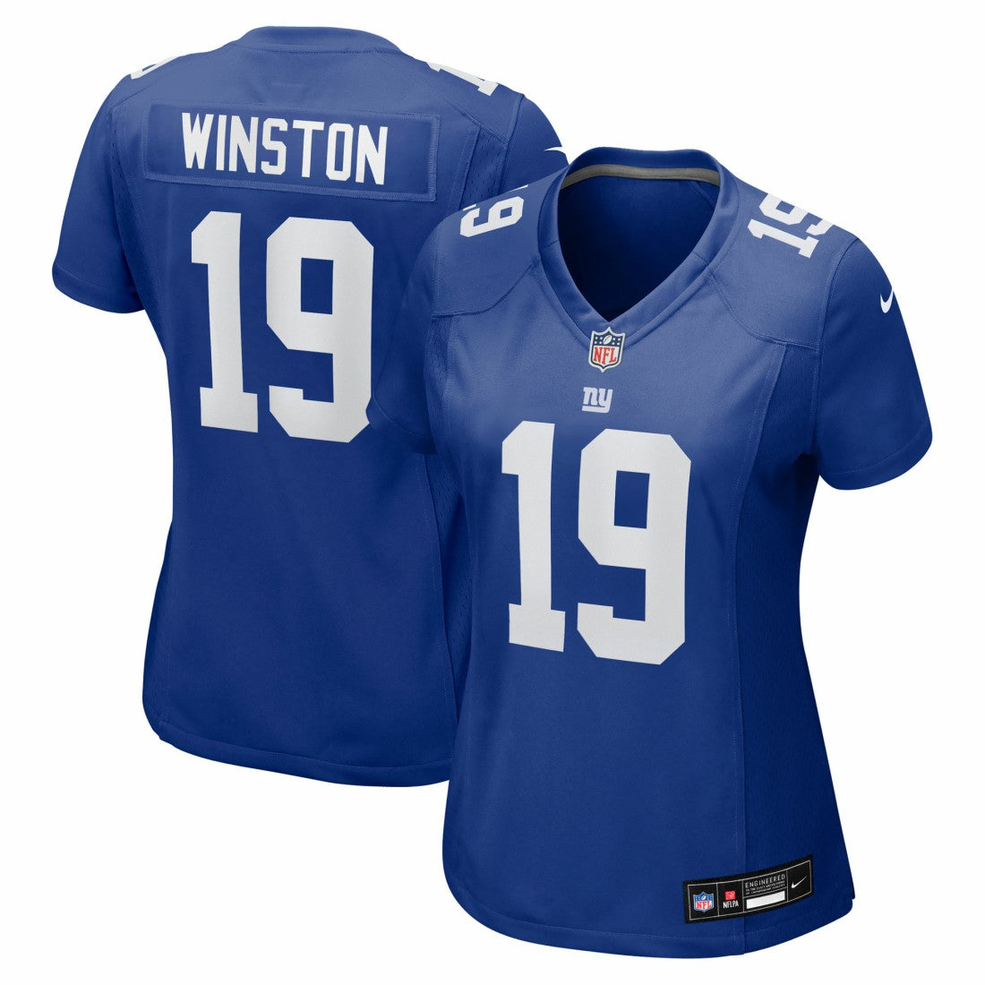 Jameis Winston  Women's Team Game Jersey - New York Giants