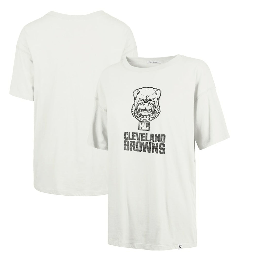 '47 Women's Dawg Pound XL Premier Sadie Oversized T-Shirt - Cleveland Browns