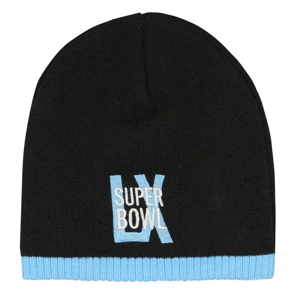 Super Bowl LX Outerstuff Youth Uncuffed Knit Hat - New England Patriots