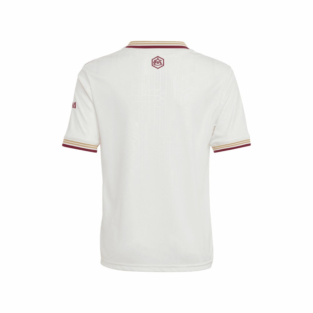 Arsenal Youth 2025/26 Third Replica Jersey - Adidas White