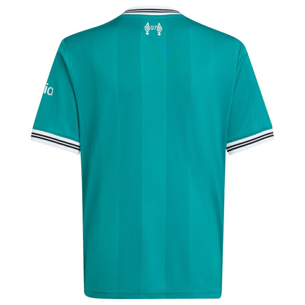 Liverpool Youth 2025/26 Third Replica Jersey - Adidas Green