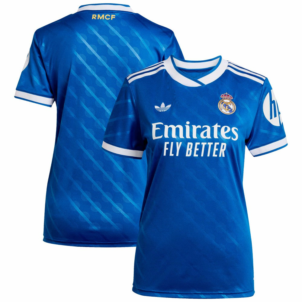 Real Madrid Women's 2025/26 Third Replica Jersey - Adidas Blue