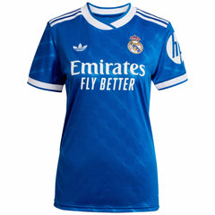 Real Madrid Women's 2025/26 Third Replica Jersey - Adidas Blue