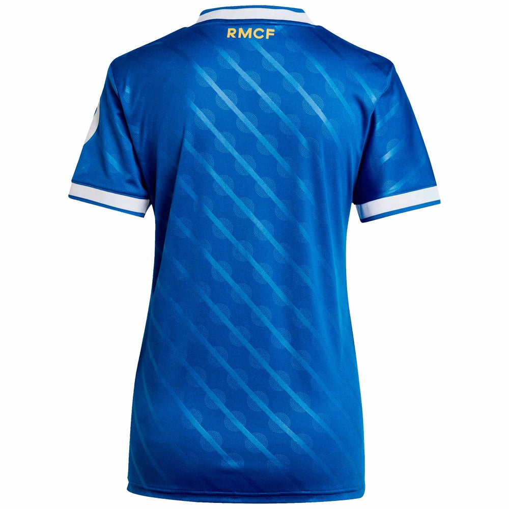 Real Madrid Women's 2025/26 Third Replica Jersey - Adidas Blue