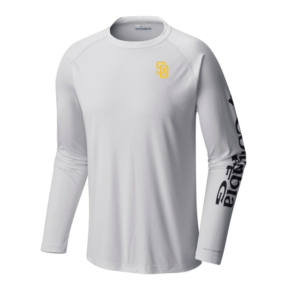 MLB San Diego Padres Columbia Terminal Tackle Long Sleeve Shirt