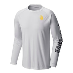 MLB San Diego Padres Columbia Terminal Tackle Long Sleeve Shirt