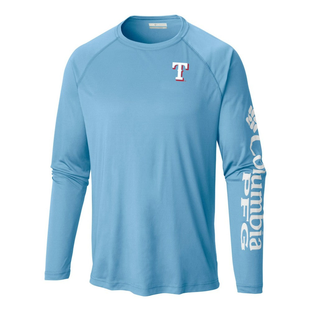 MLB Texas Rangers Columbia Terminal Tackle Long Sleeve Shirt