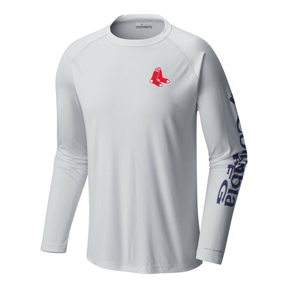 MLB Boston Red Sox Columbia Terminal Tackle Long Sleeve Shirt