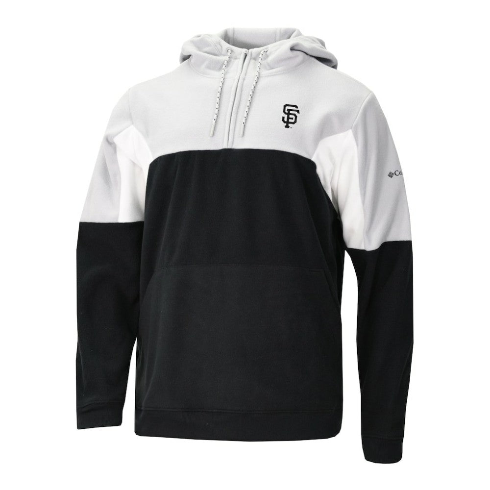 MLB San Francisco Giants Columbia Men's Lodge Fleece Quarter-Zip Hoodie