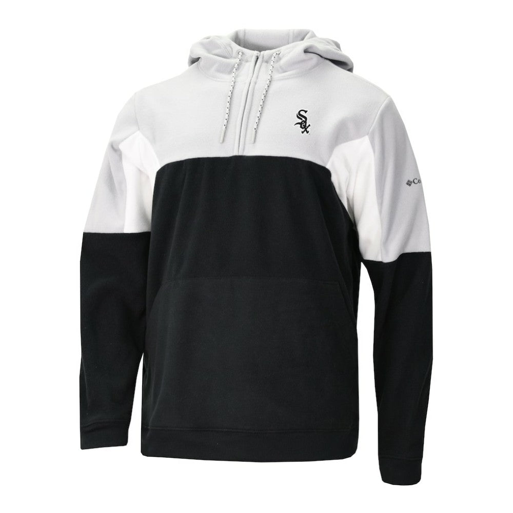 MLB Chicago White Sox Columbia Men's Lodge Fleece Quarter-Zip Hoodie