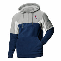 MLB Los Angeles Angels Columbia Men's Lodge Fleece Quarter-Zip Hoodie