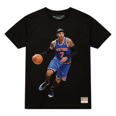 NBA Carmelo Anthony New York Knicks Male Adult Black NBA ULTIMATE PLAYER NUMBER TEE cheap