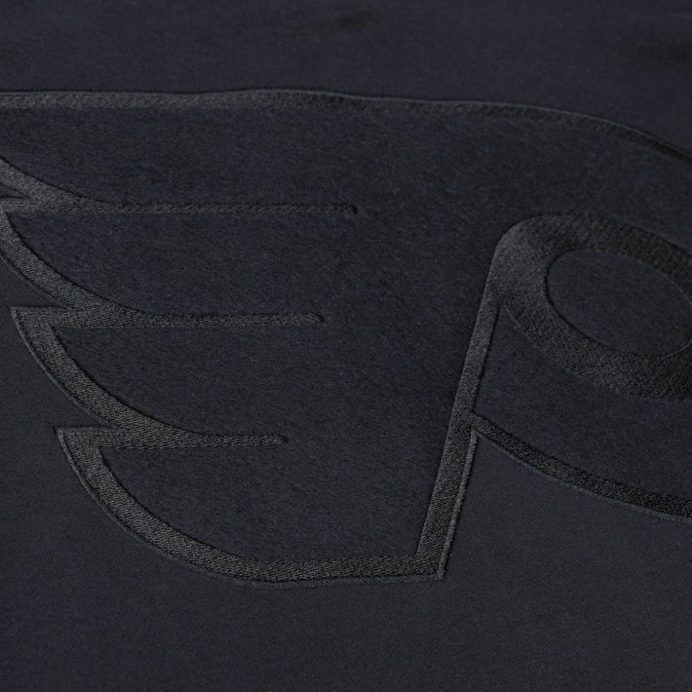NHL Black Philadelphia Flyers Mitchell & Ness Phantom Fleece Crew Neck Sweatshirt