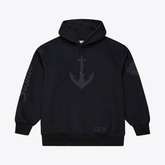 NHL Black Seattle Kraken Mitchell & Ness Phantom Fleece Hoodie