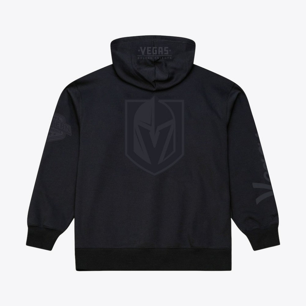 NHL Black Vegas Golden Knights Mitchell & Ness Phantom Fleece Hoodie