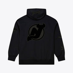 NHL Black New Jersey Devils Mitchell & Ness Phantom Fleece Hoodie