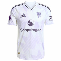 Kobbie Mainoo Manchester United 2025/26 Away Player Jersey - Adidas White