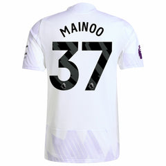 Kobbie Mainoo Manchester United 2025/26 Away Player Jersey - Adidas White