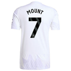 Mason Mount Manchester United 2025/26 Away Replica Player Jersey - Adidas White