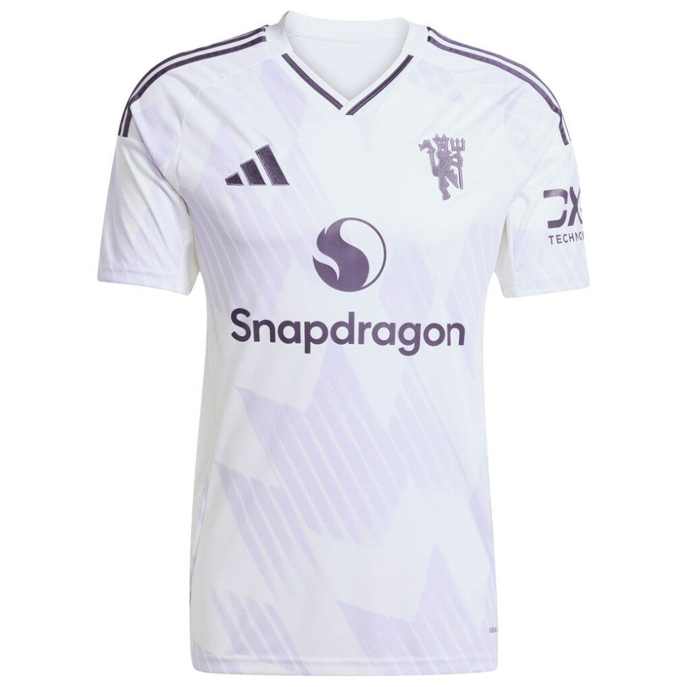 Amad Diallo Manchester United 2025/26 Away Replica Player Jersey - Adidas White