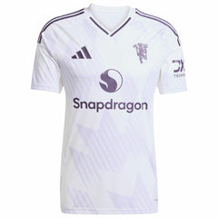 Kobbie Mainoo Manchester United 2025/26 Away Replica Player Jersey - Adidas White