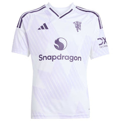 Bruno Fernandes Manchester United Youth 2025/26 Away Replica Player Jersey - Adidas White