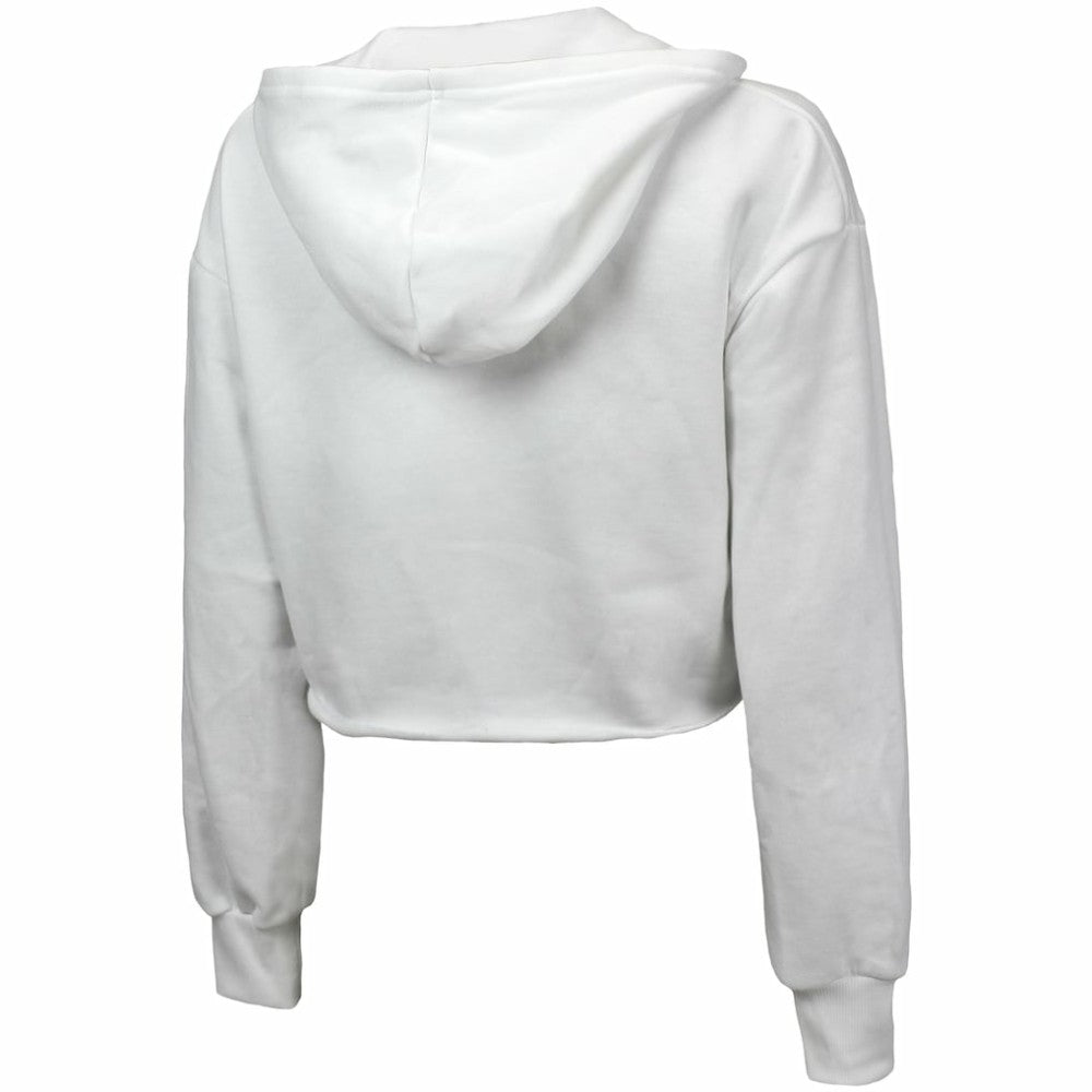 MLB San Diego Padres Majestic Threads Women's Cropped Have A Field Day Tri-Blend Hoodie