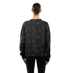 NBA Chicago Bulls Women's Throwback Collection Mineral Wash Crewneck Sweatshirt