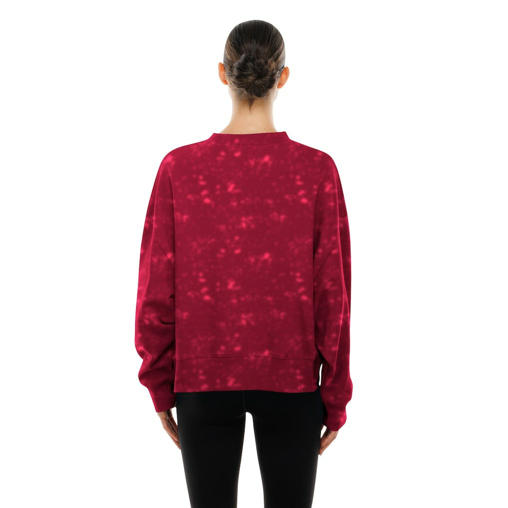 NBA Cleveland Cavaliers Women's Throwback Collection Mineral Wash Crewneck Sweatshirt sale