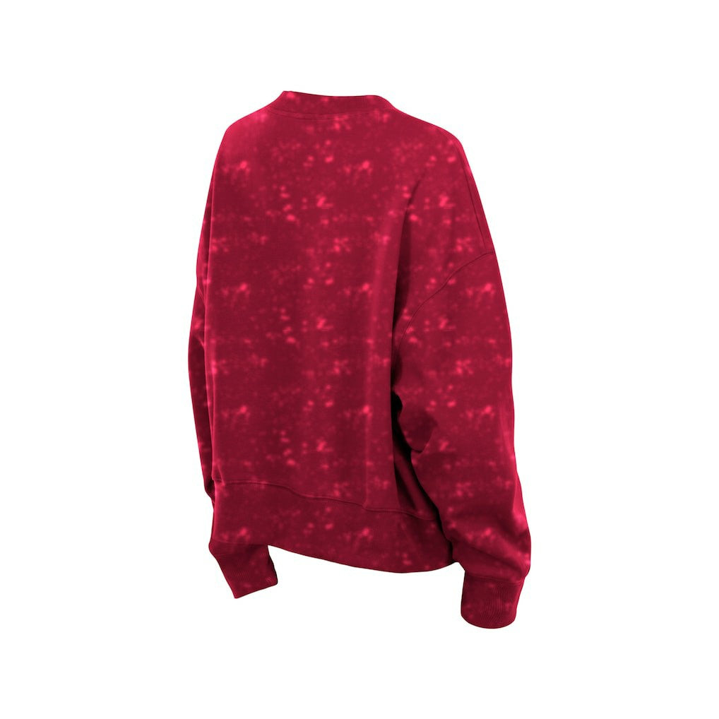 NBA Cleveland Cavaliers Women's Throwback Collection Mineral Wash Crewneck Sweatshirt sale