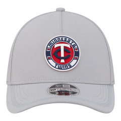 MLB Minnesota Twins New Era Patch 39THIRTY A-Frame M-Crown Perforated Flex Hat